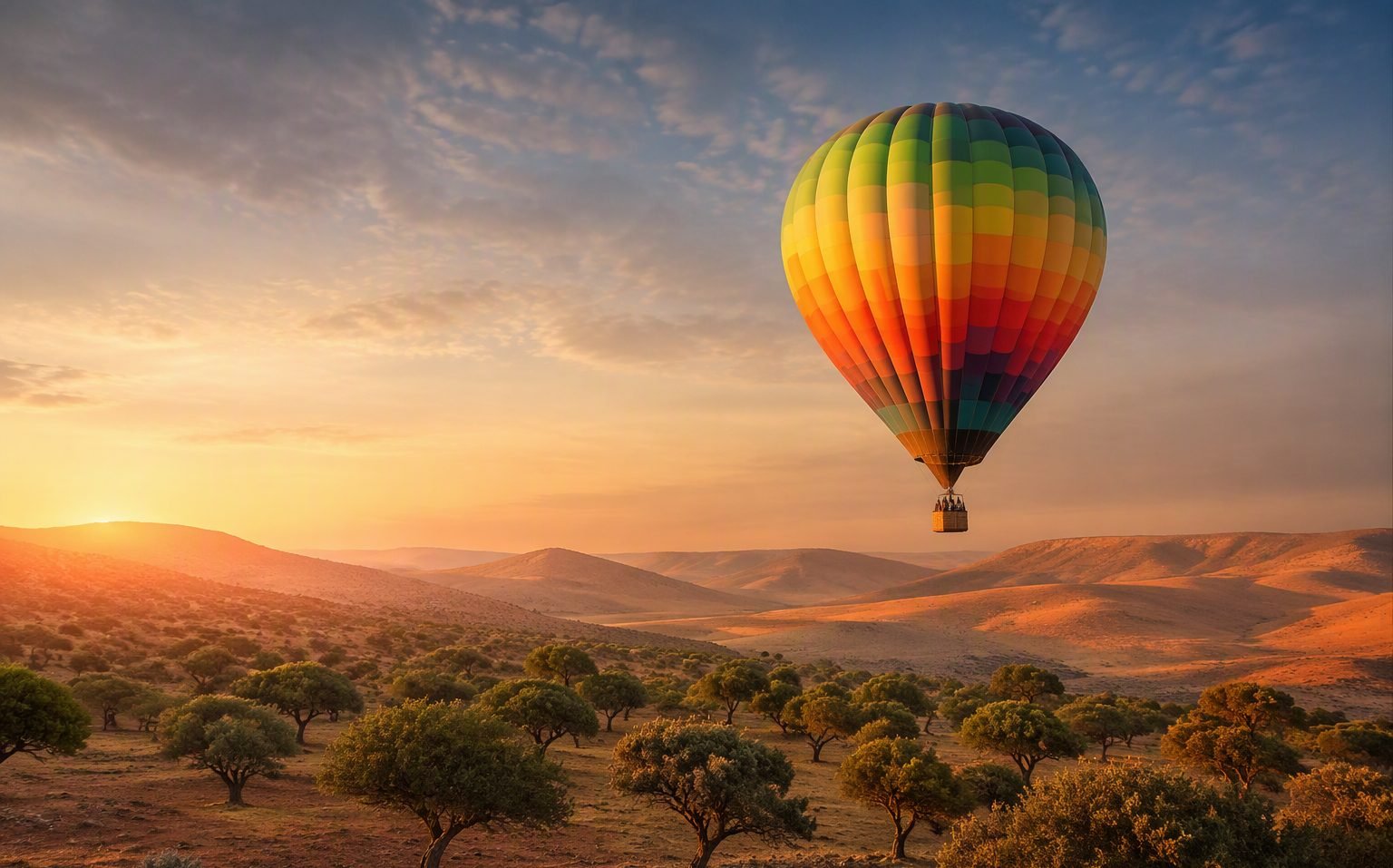 Hot Air Balloon over Agadir: Sunrise Done Properly